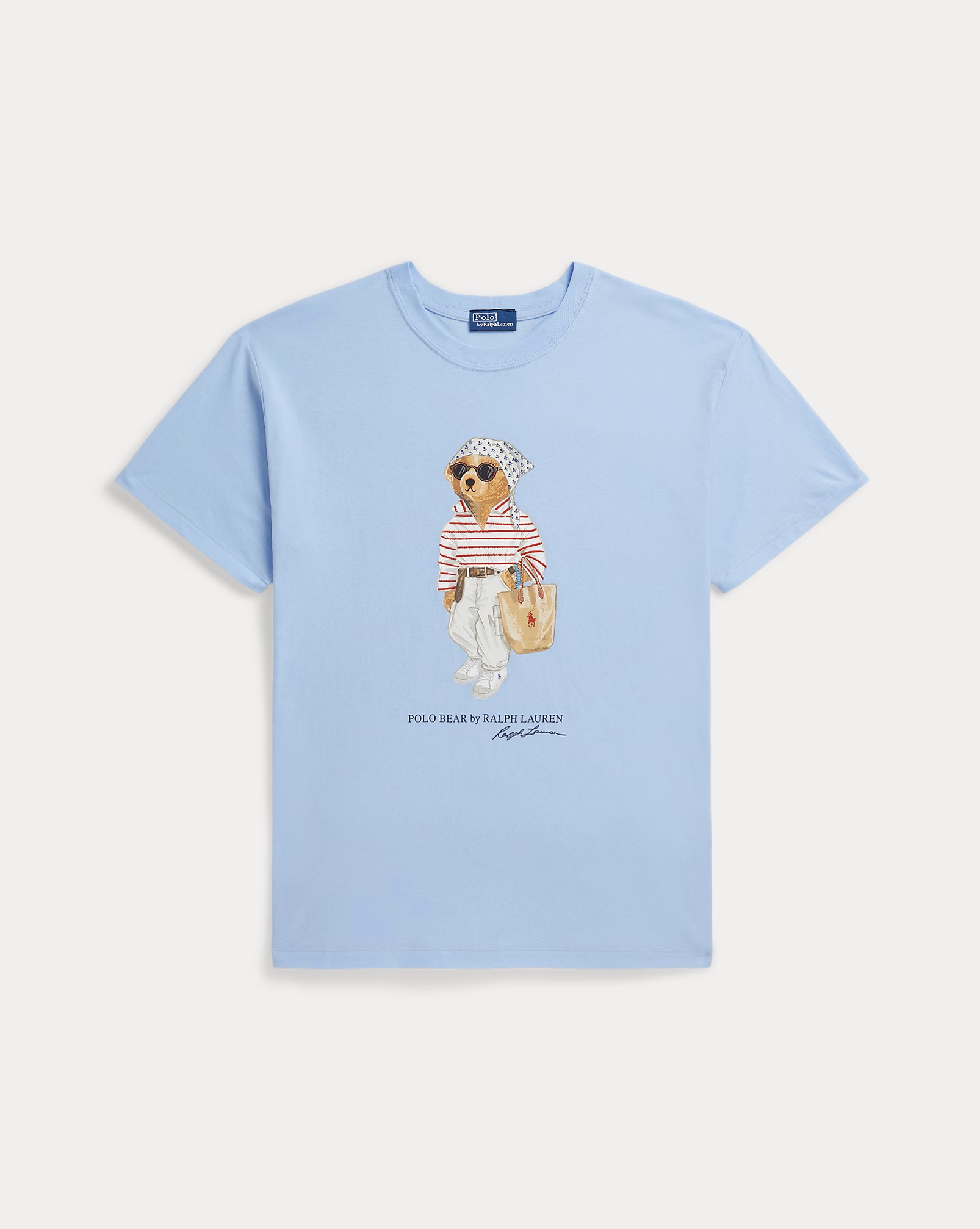 POLO RALPH LAUREN POLO BEAR COTTON JERSEY T-SHIRT
