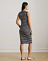 LAUREN RALPH LAUREN STRIPED ΦΟΡΕΜΑ