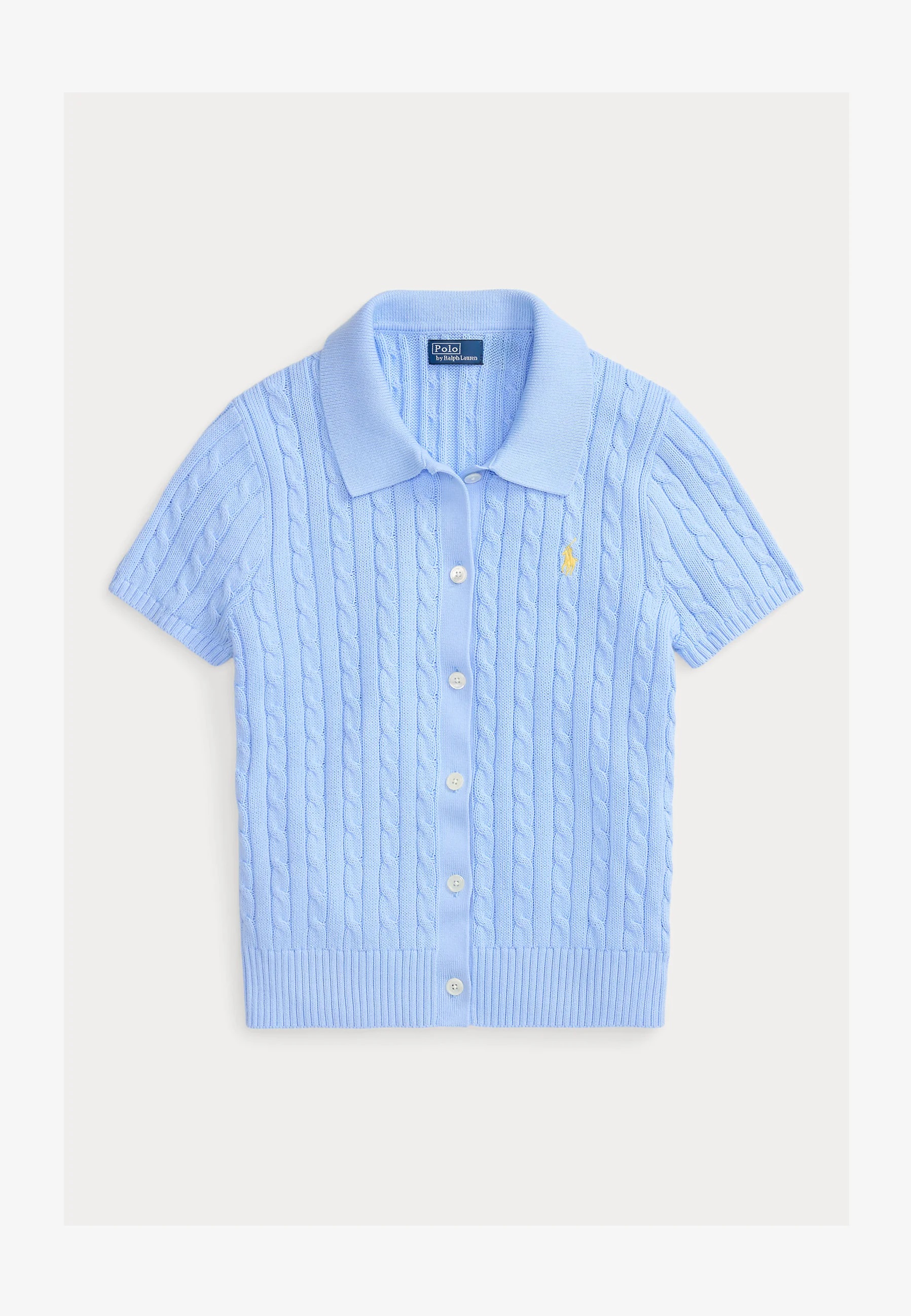 POLO RALPH LAUREN CABLE COTTON SHORT-SLEEVE POLO ΖΑΚΕΤΑ