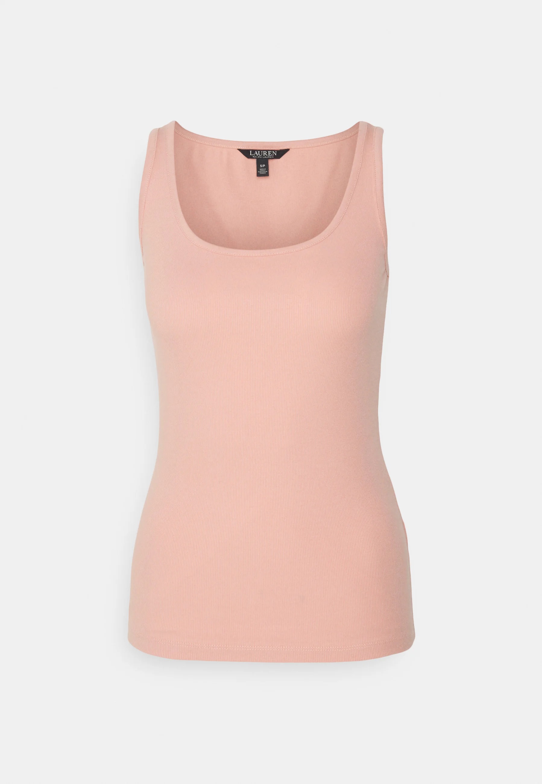 LAUREN RALPH LAUREN STRETCH COTTON TANK TOP