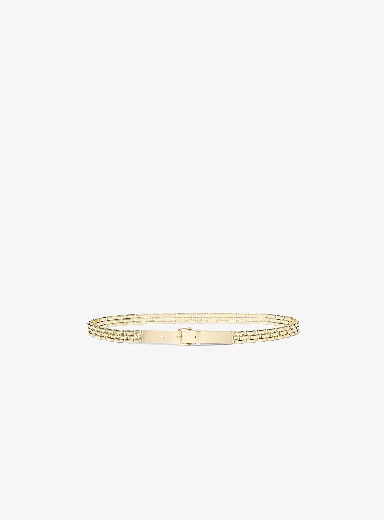 MICHAEL KORS GOLD-TONE CHAIN ΖΩΝΗ