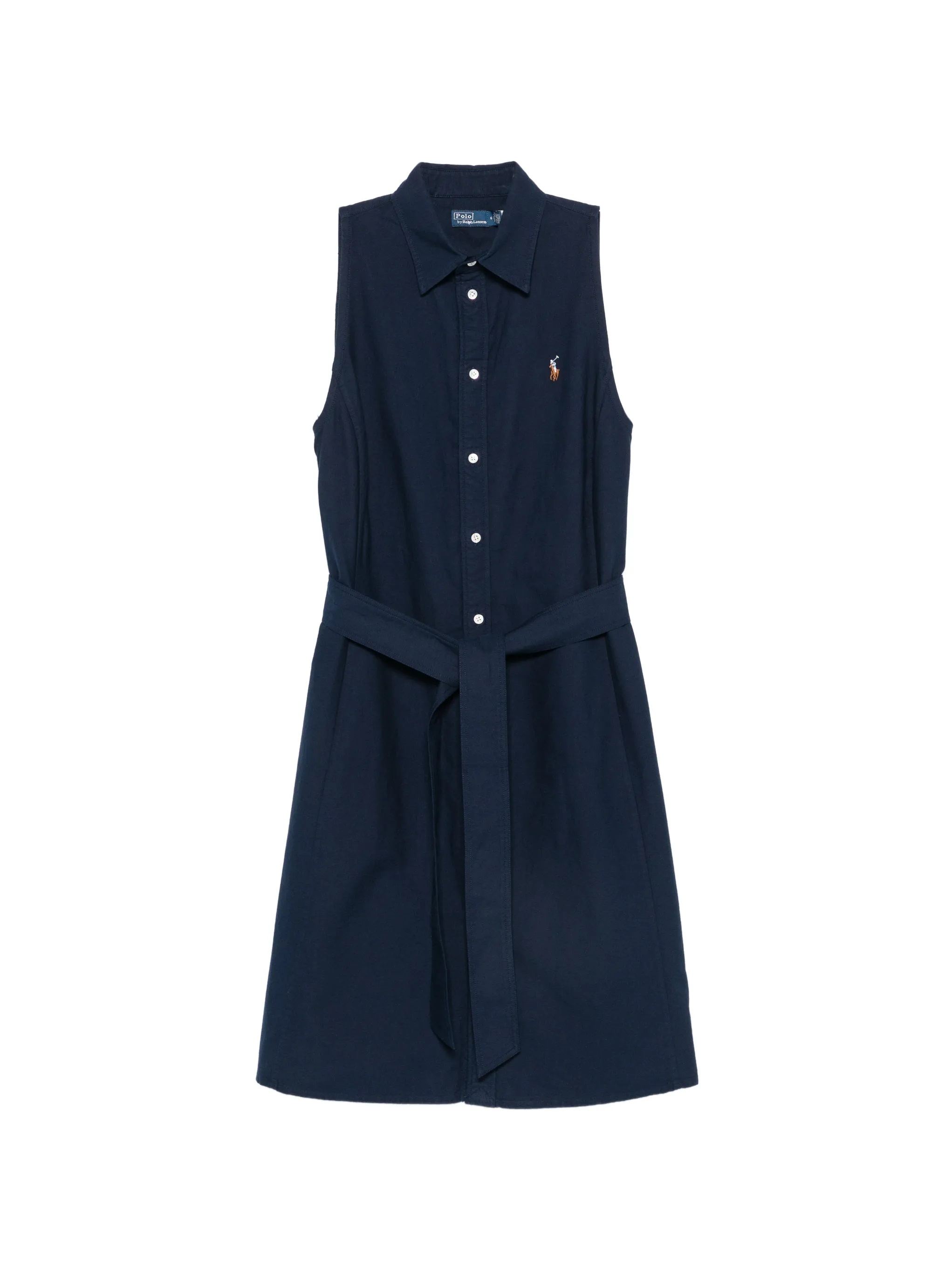 POLO RALPH LAUREN SLEEVELESS SHIRT MINI ΦΟΡΕΜΑ
