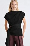 MARELLA MLLSUPREMO SLEEVELESS DRAPED ΜΠΛΟΥΖΑ 