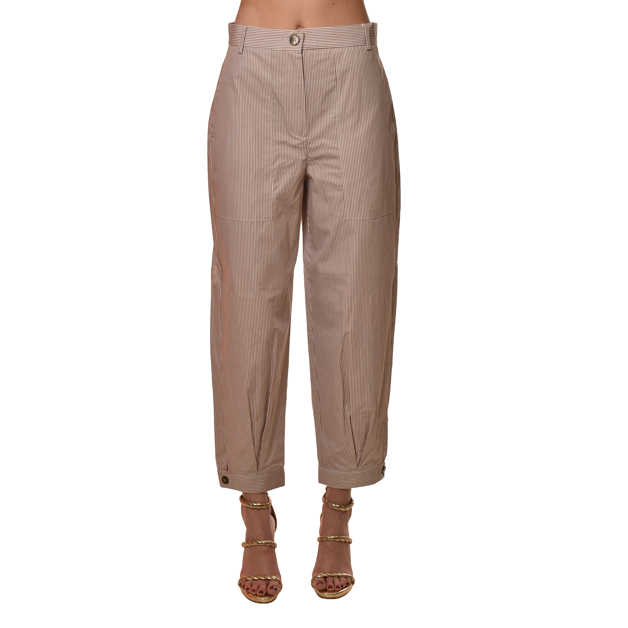 EMME EMMBIRD POPLIN STRIPED ΠΑΝΤΕΛΟΝΙ