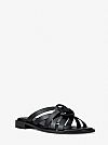 MICHAEL KORS ERIKA LEATHER SLIDE ΠΕΔΙΛΑ