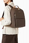 MICHAEL KORS SABLE LARGE SIGNATURE LOGO ΣΑΚΙΔΙΟ