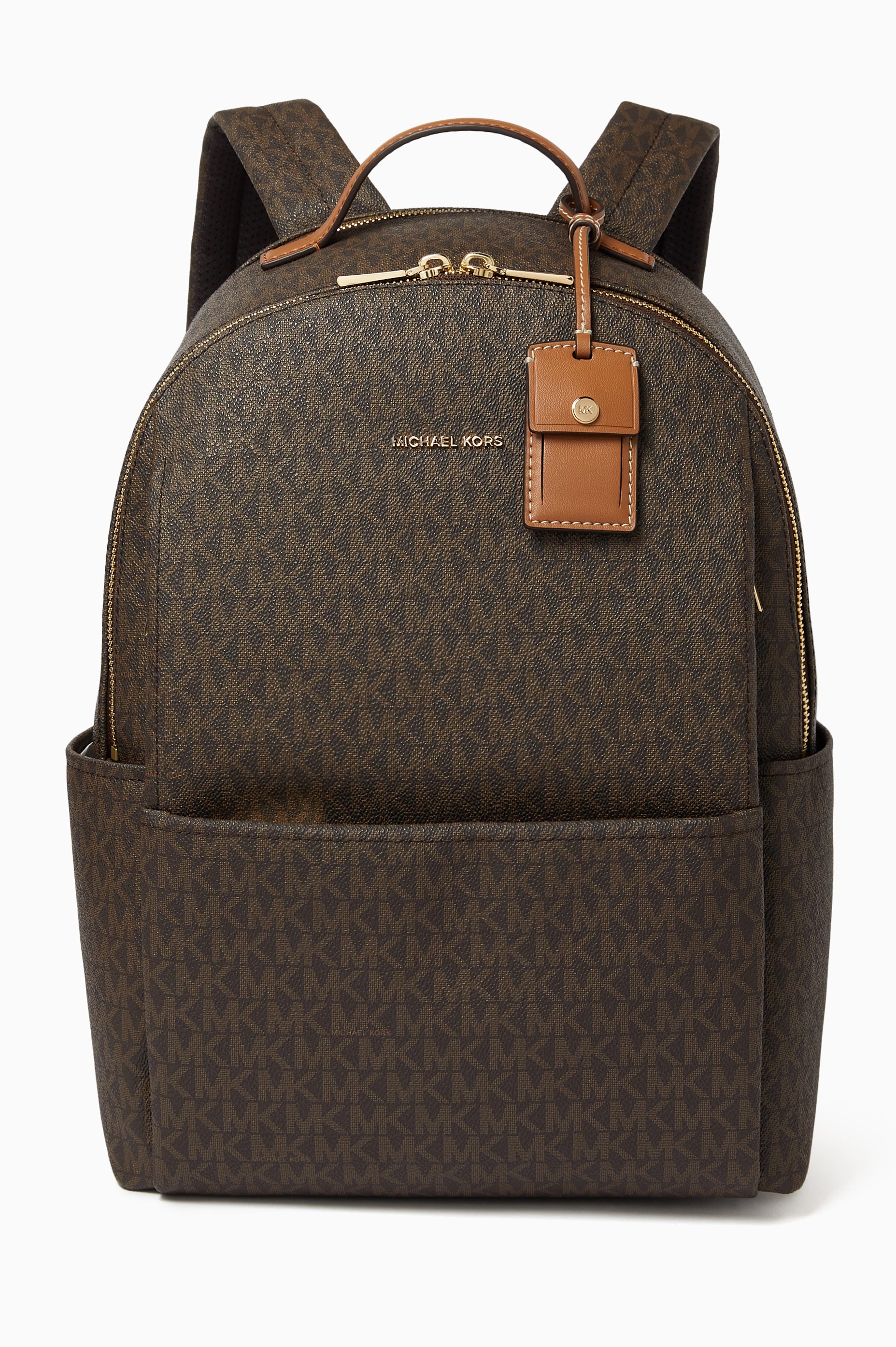 MICHAEL KORS SABLE LARGE SIGNATURE LOGO ΣΑΚΙΔΙΟ
