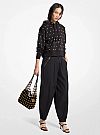 MICHAEL KORS COTTON POPLIN PARACHUTE JOGGER 