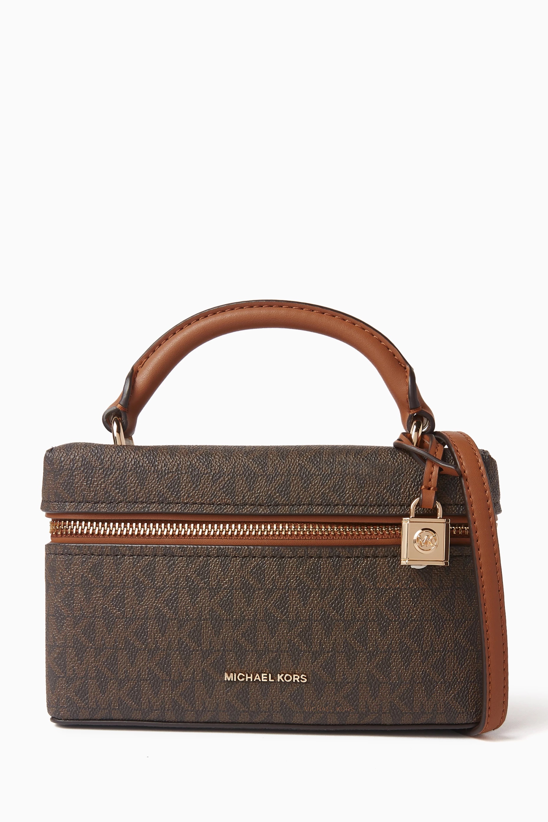MICHAEL KORS JANA EXTRA-SMALL SIGNATURE LOGO CONVERTIBLE CROSSBODY ΤΣΑΝΤΑ