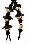 MICHAEL KORS BLACK BEADED CHARM