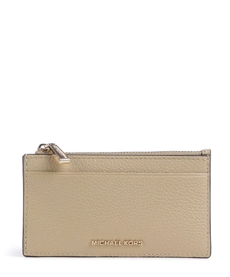 MICHAEL KORS JET SET LEATHER ZIP KEY CARD CASE