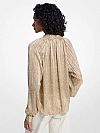 MICHAEL KORS METALLIC PRINTED GEORGETTE ΜΠΛΟΥΖΑ