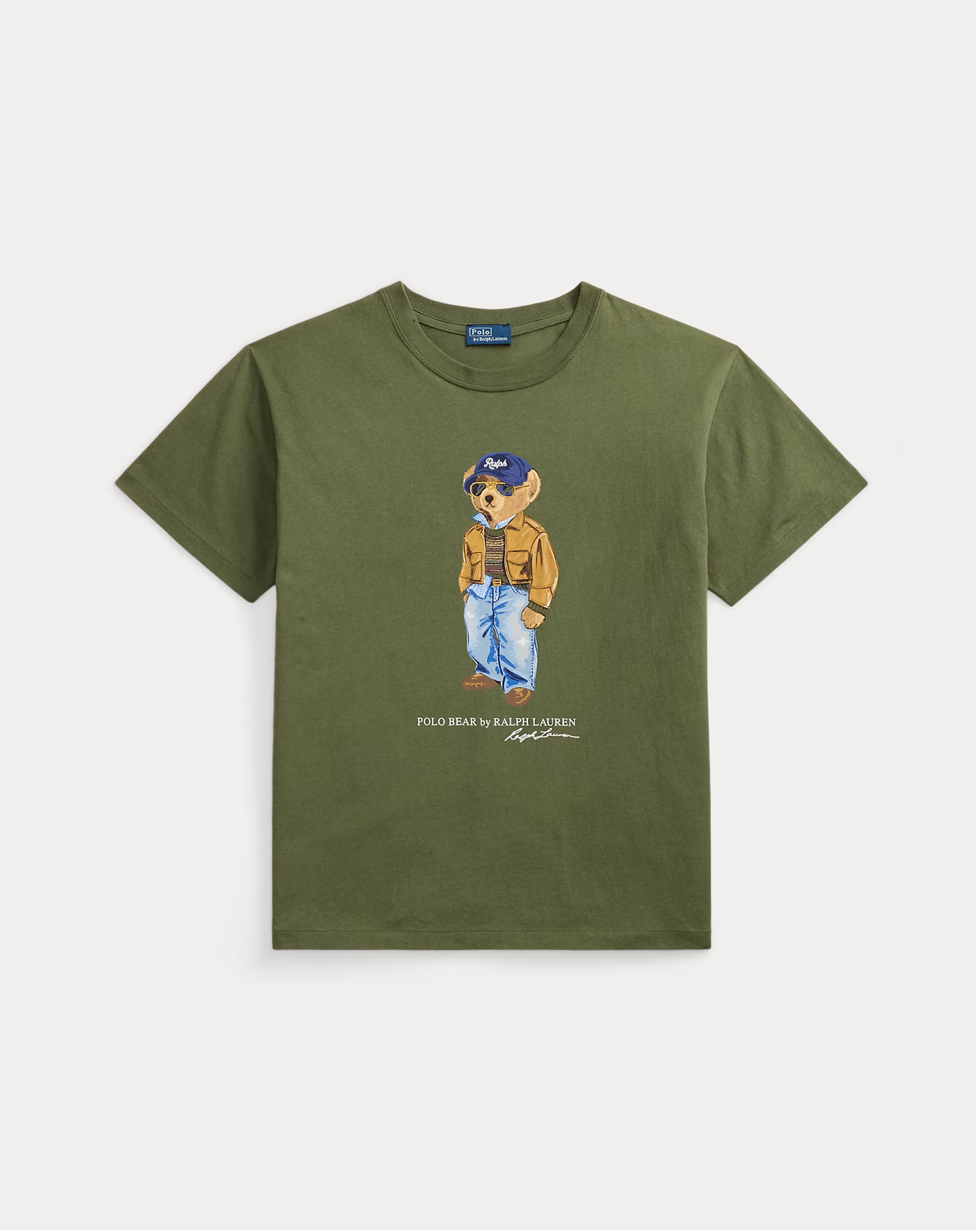POLO RALPH LAUREN POLO BEAR COTTON JERSEY T-SHIRT