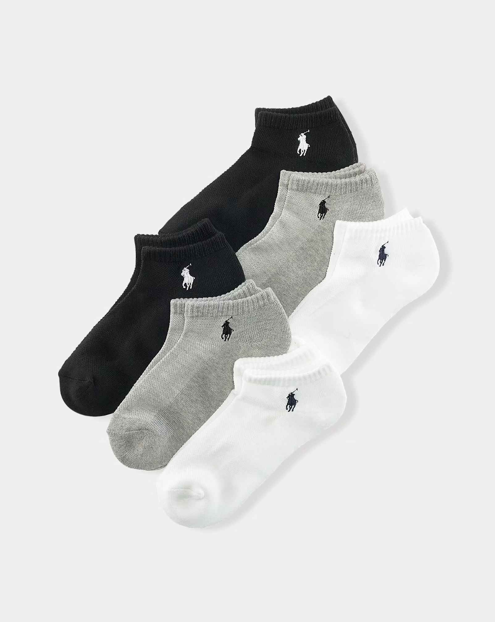POLO RALPH LAUREN LOW-PROFILE SPORT SOCKS 6-PACK