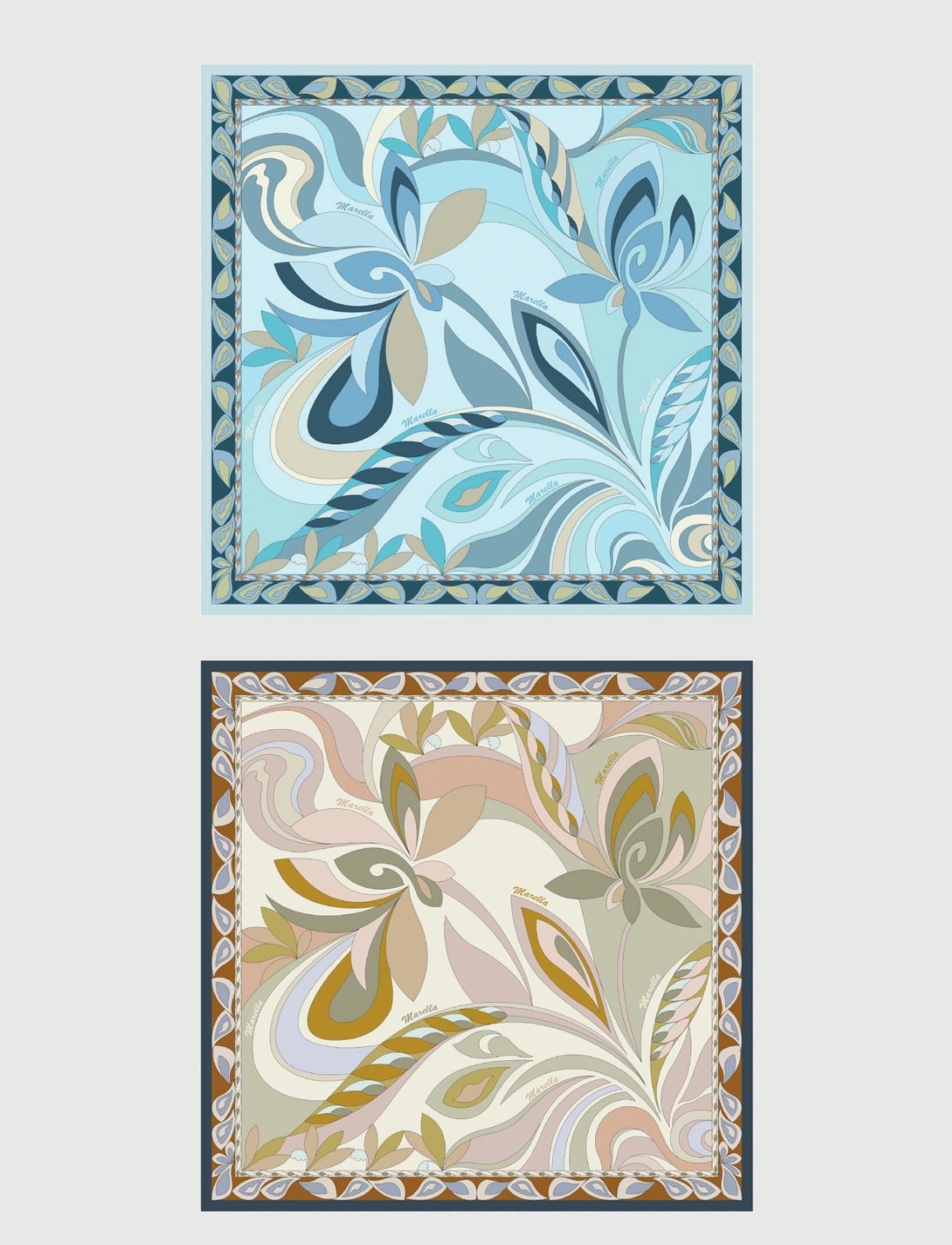 MARELLA MLATEMPO PURE SILK SATIN ΜΑΝΤΗΛΙ