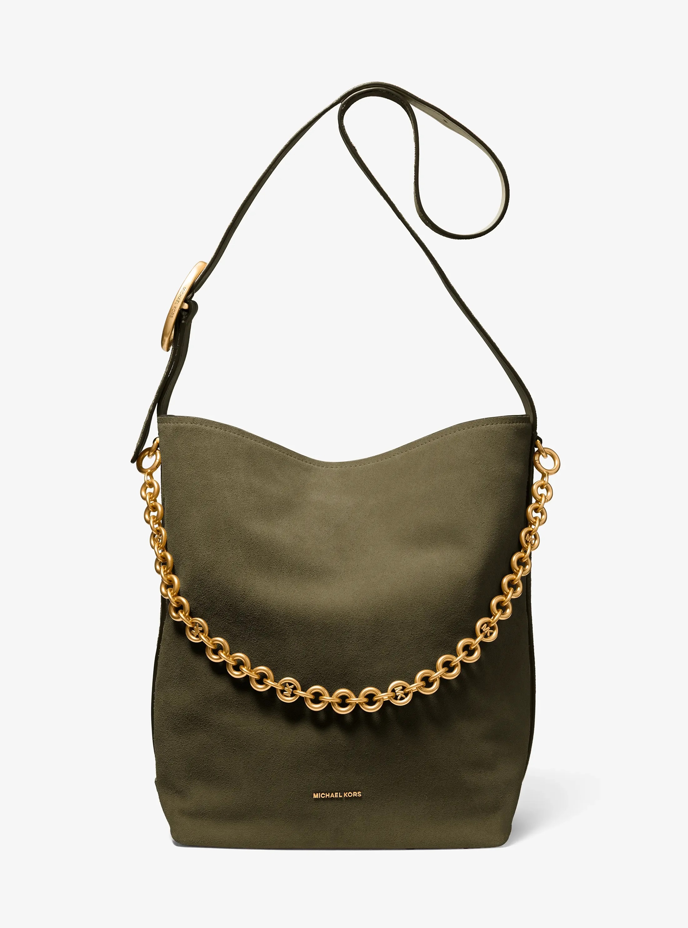 MICHAEL KORS NOLITA LARGE SUEDE BUCKET TOTE ΤΣΑΝΤΑ