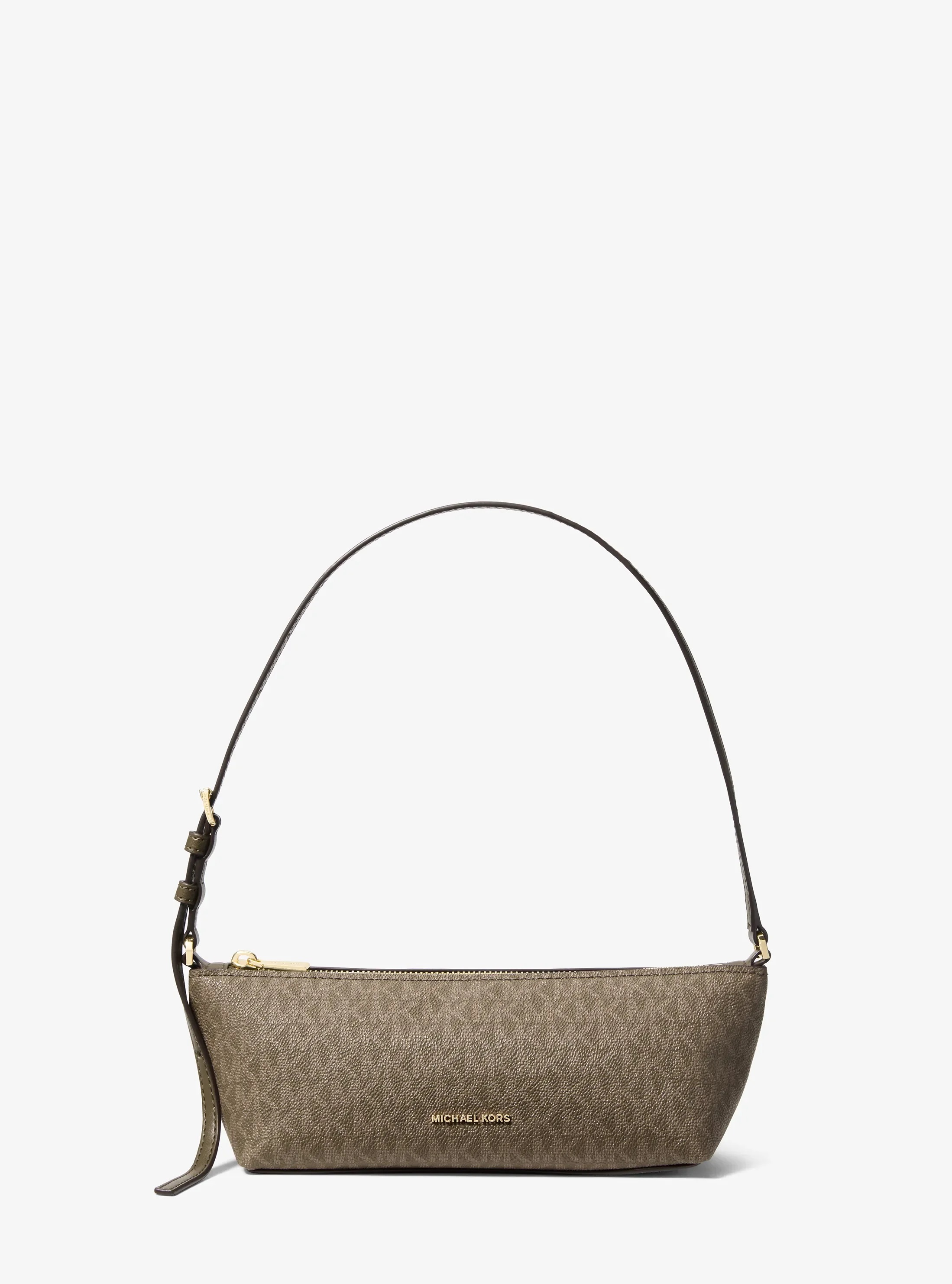 MICHAEL KORS LAILA SMALL SIGNATURE LOGO SHOULDER ΤΣΑΝΤΑ 