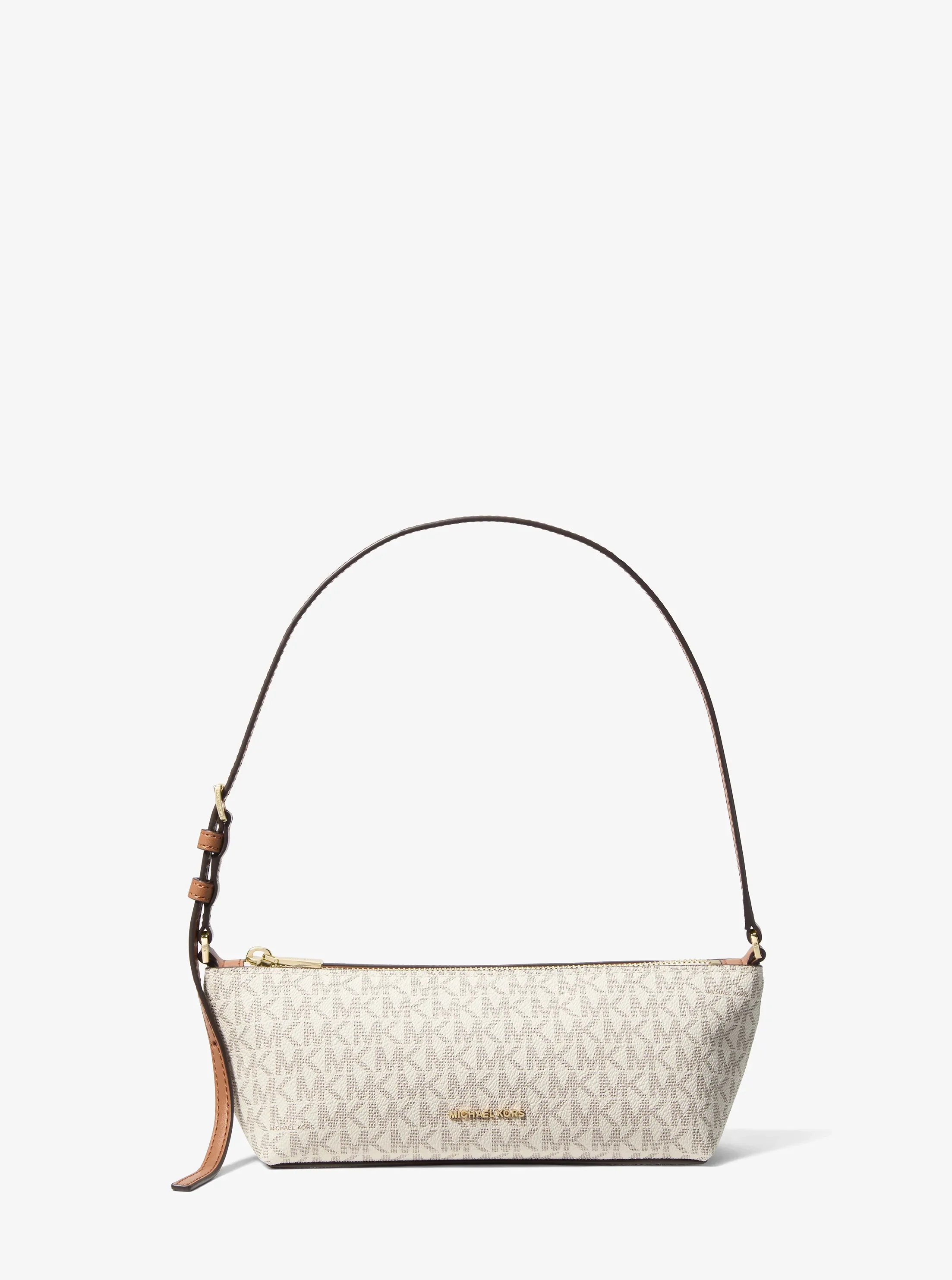 MICHAEL KORS LAILA SMALL SIGNATURE LOGO SHOULDER ΤΣΑΝΤΑ 