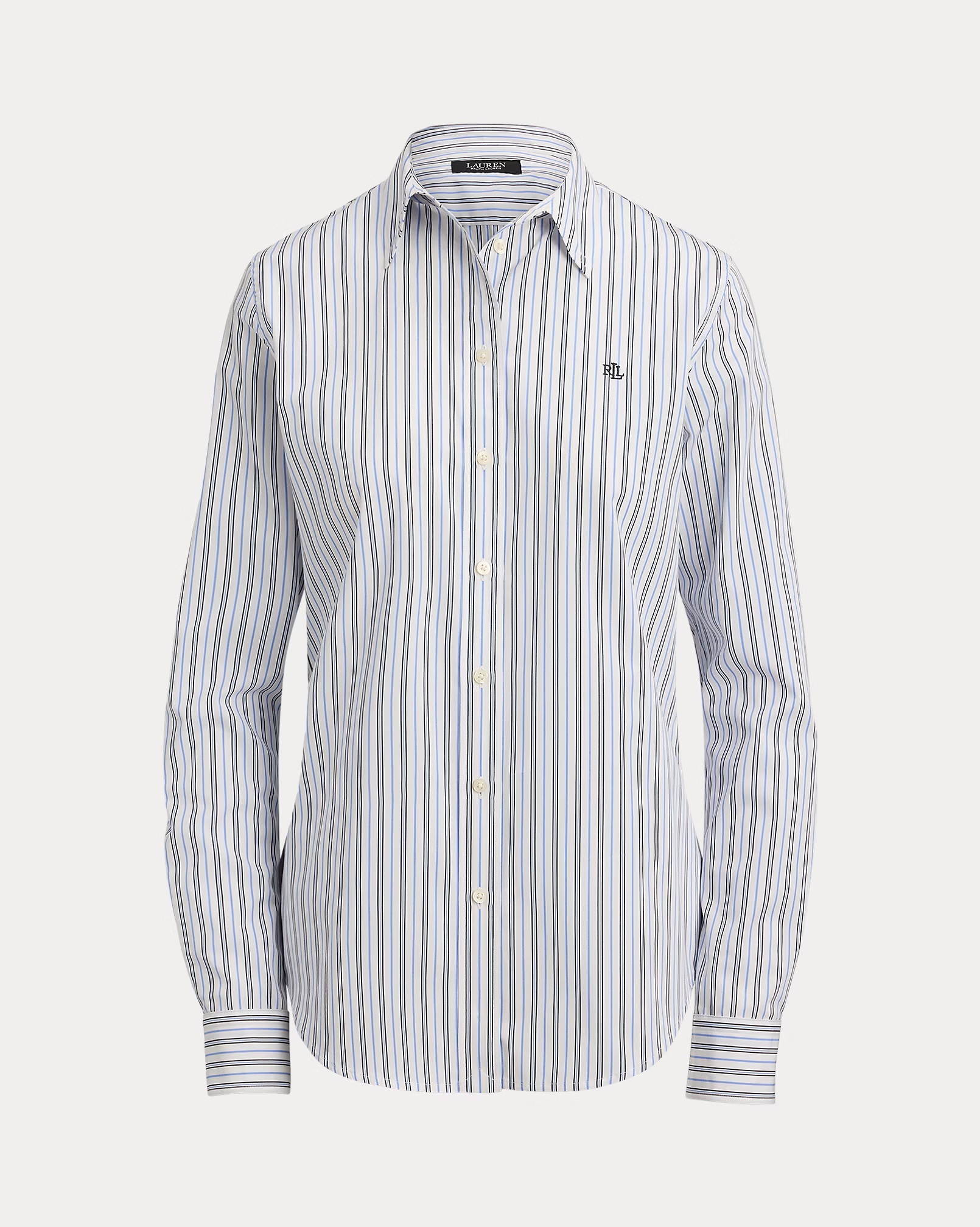 LAUREN RALPH LAUREN CLASSIC FIT STRIPED BROADCLOTH ΠΟΥΚΑΜΙΣΟ