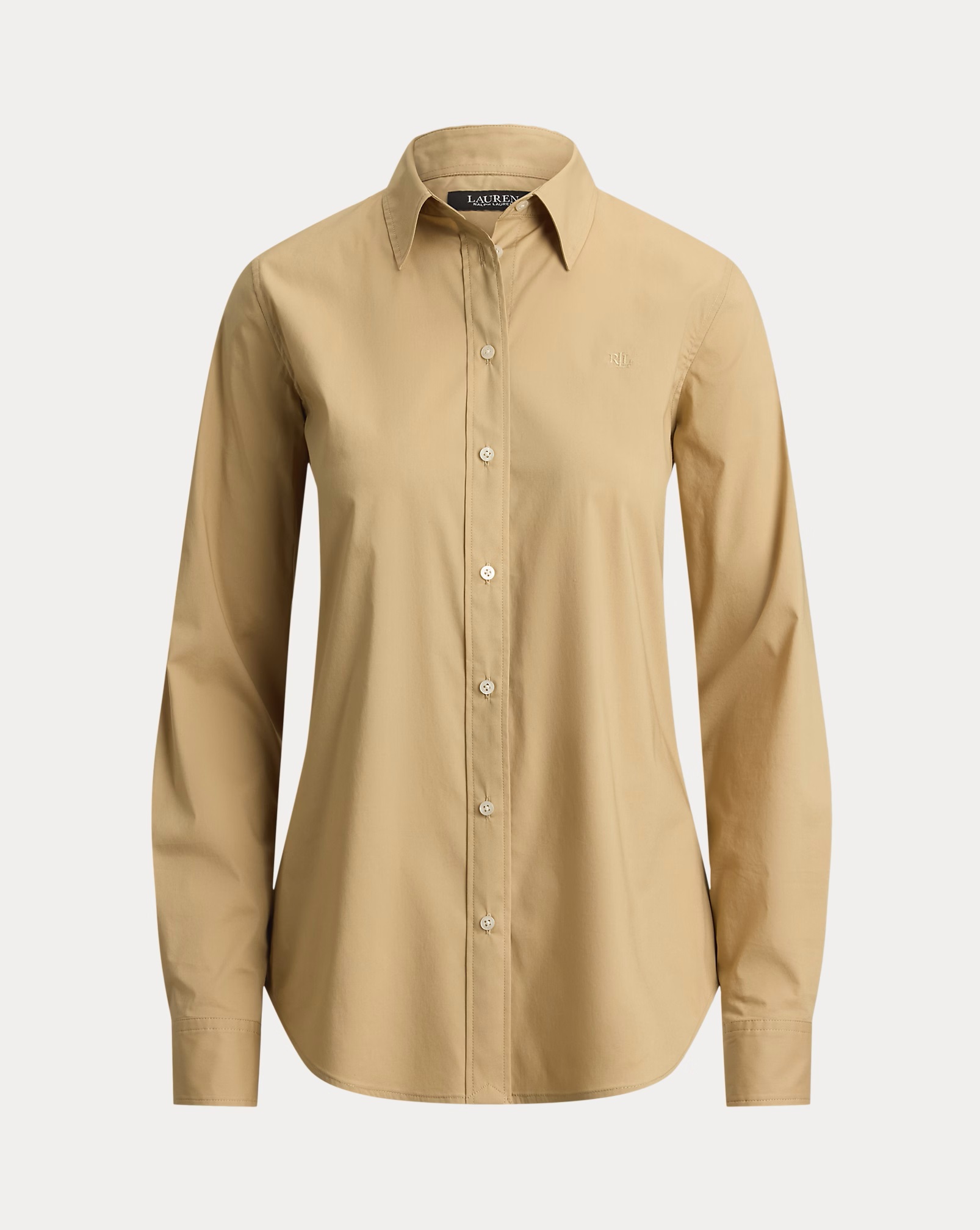 LAUREN RALPH LAUREN CLASSIC FIT STRETCH COTTON BLEND ΠΟΥΚΑΜΙΣΟ