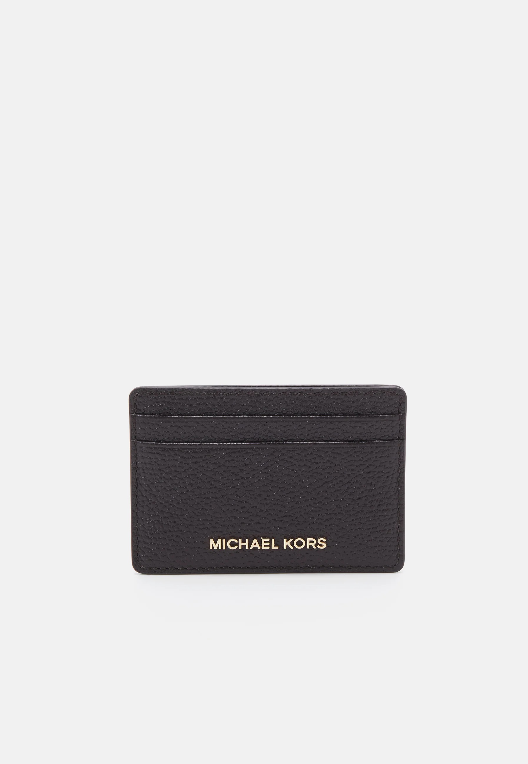 MICHAEL KORS  JET SET PEBBLED LEATHER CARD CASE