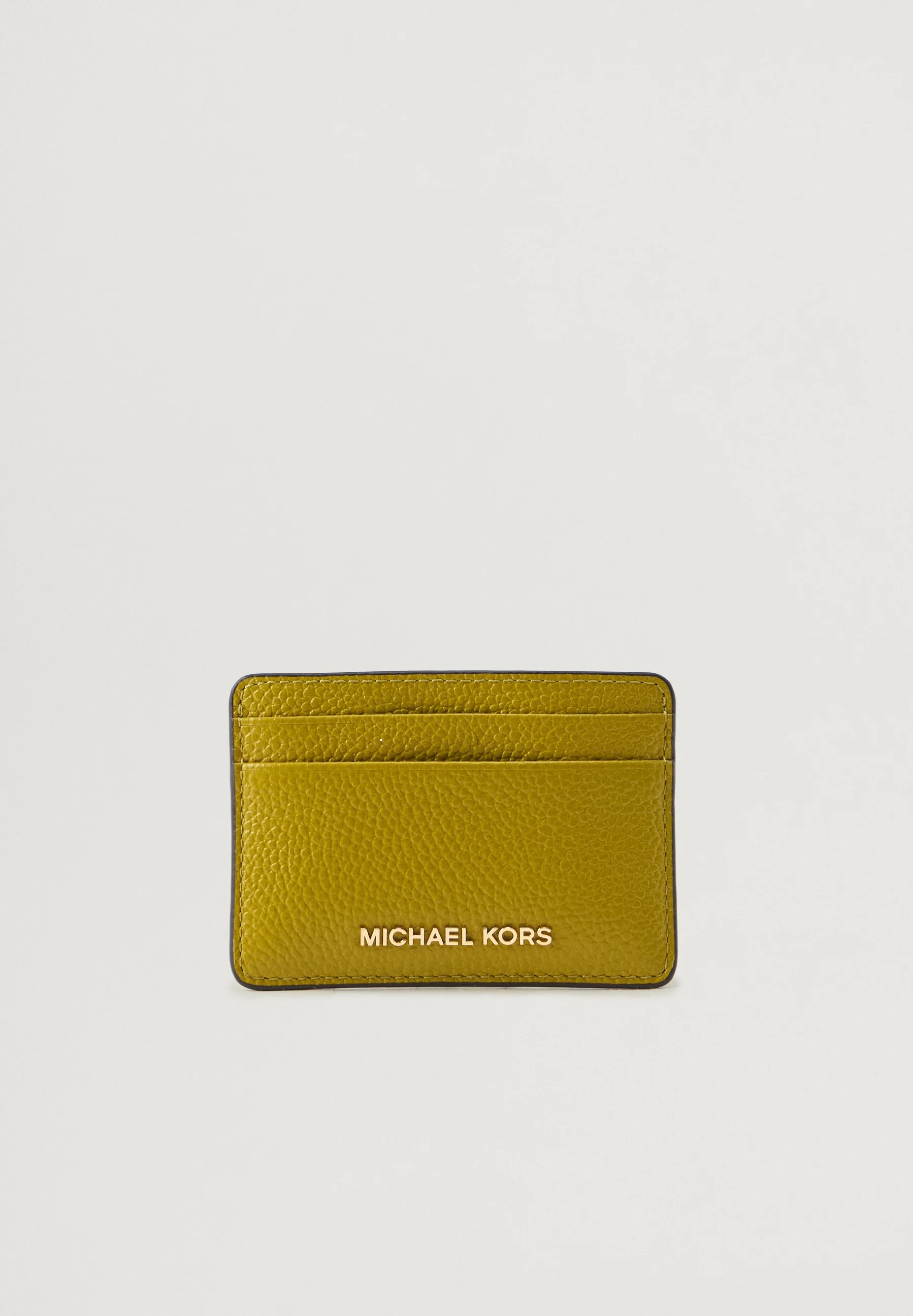 MICHAEL KORS  JET SET PEBBLED LEATHER CARD CASE