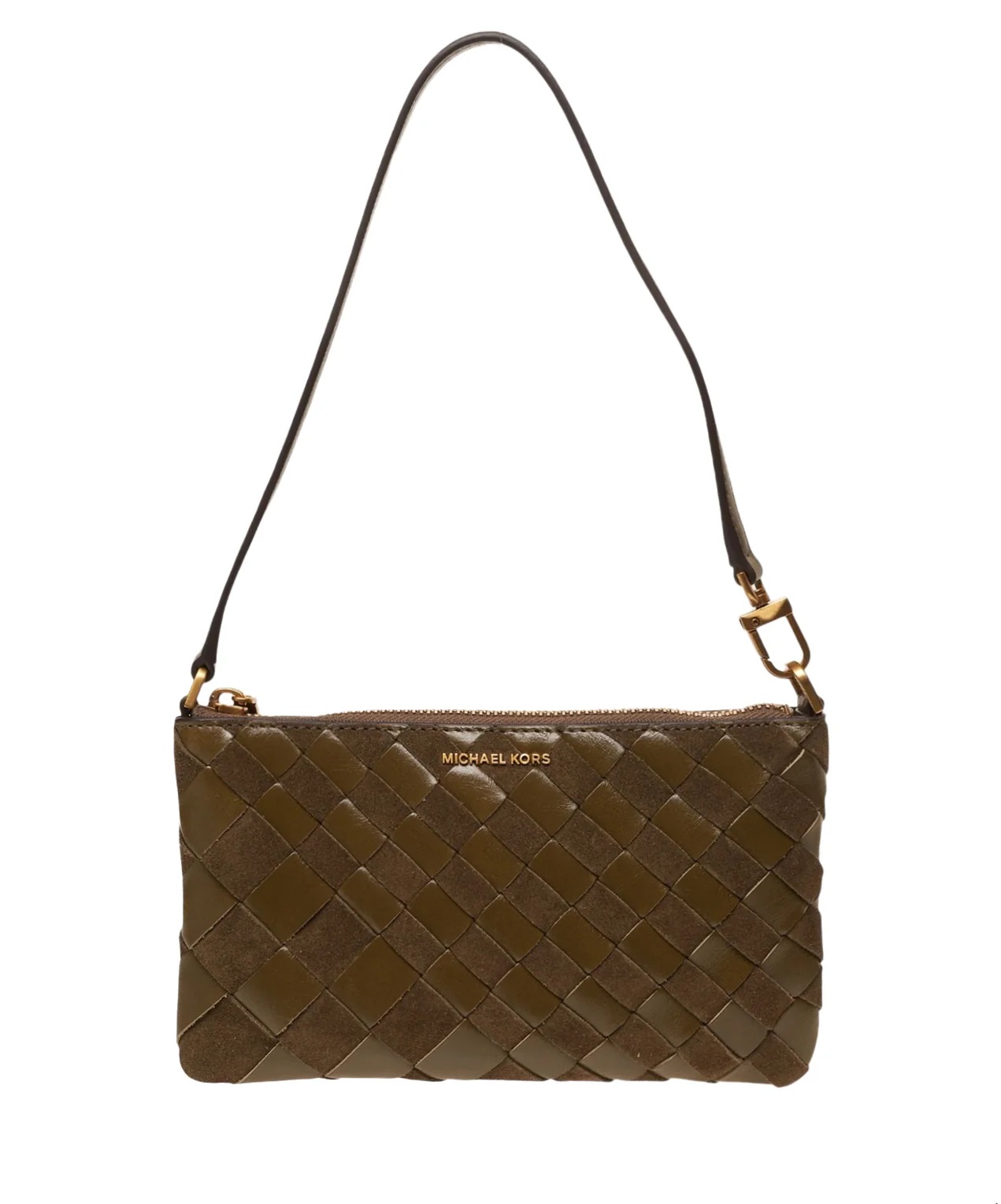 MICHAEL KORS JET SET MEDIUM LEATHER WRISTLET