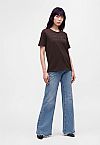 MICHAEL KORS COTTON EMBROIDERY T-SHIRT