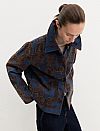 EMME EMMGHIERA FADED JACQUARD DENIM JACKET