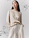 MARELLA MLLGETTONE SILK BLEND SATIN ΜΠΛΟΥΖΑ