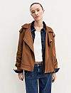 EMME EMMDOMINO STRETCH JERSEY BIKER JACKET