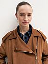 EMME EMMDOMINO STRETCH JERSEY BIKER JACKET