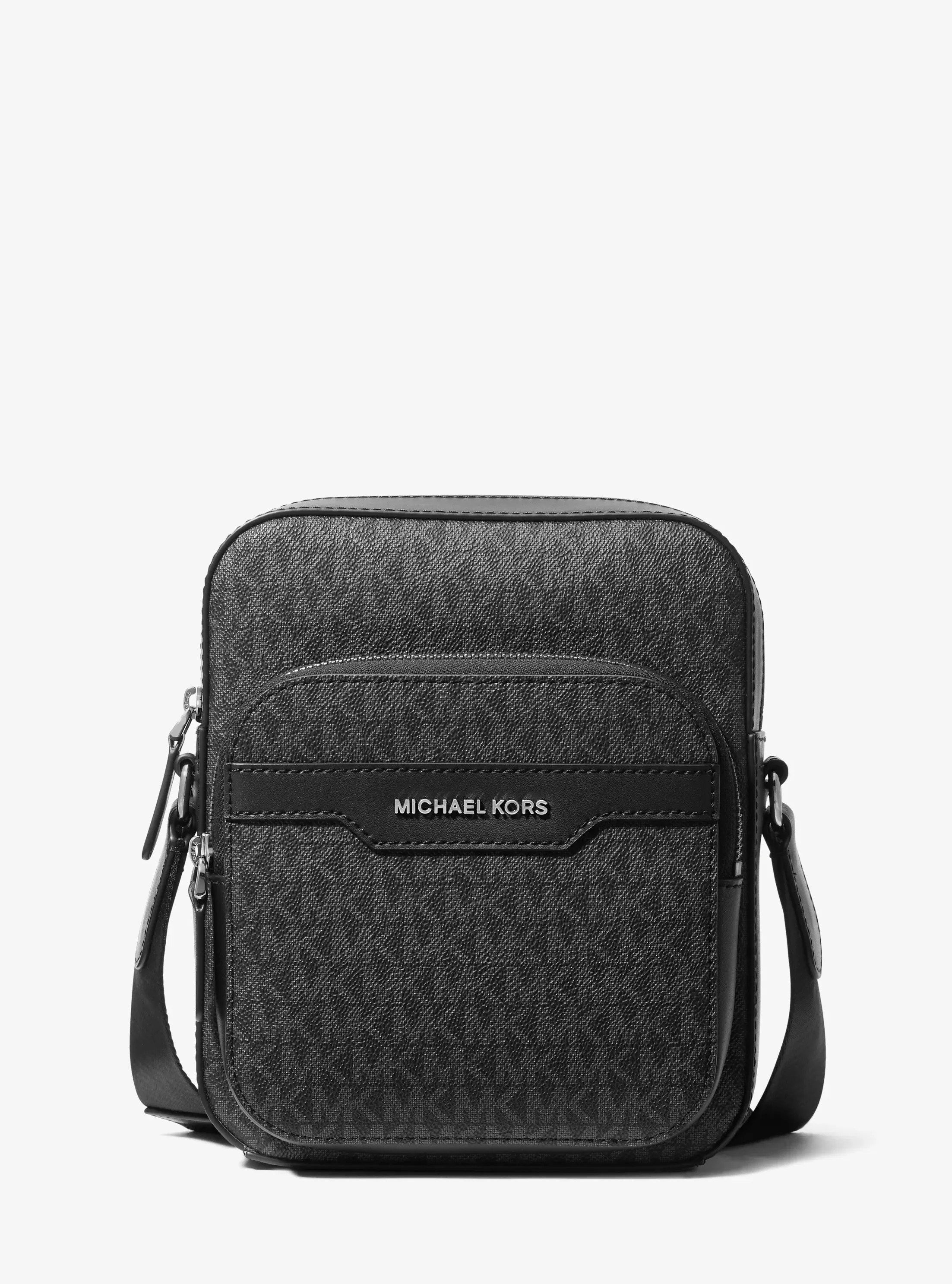 MICHAEL KORS MENS HUDSON MINI SIGNATURE LOGO FLIGHT ΤΣΑΝΤΑ