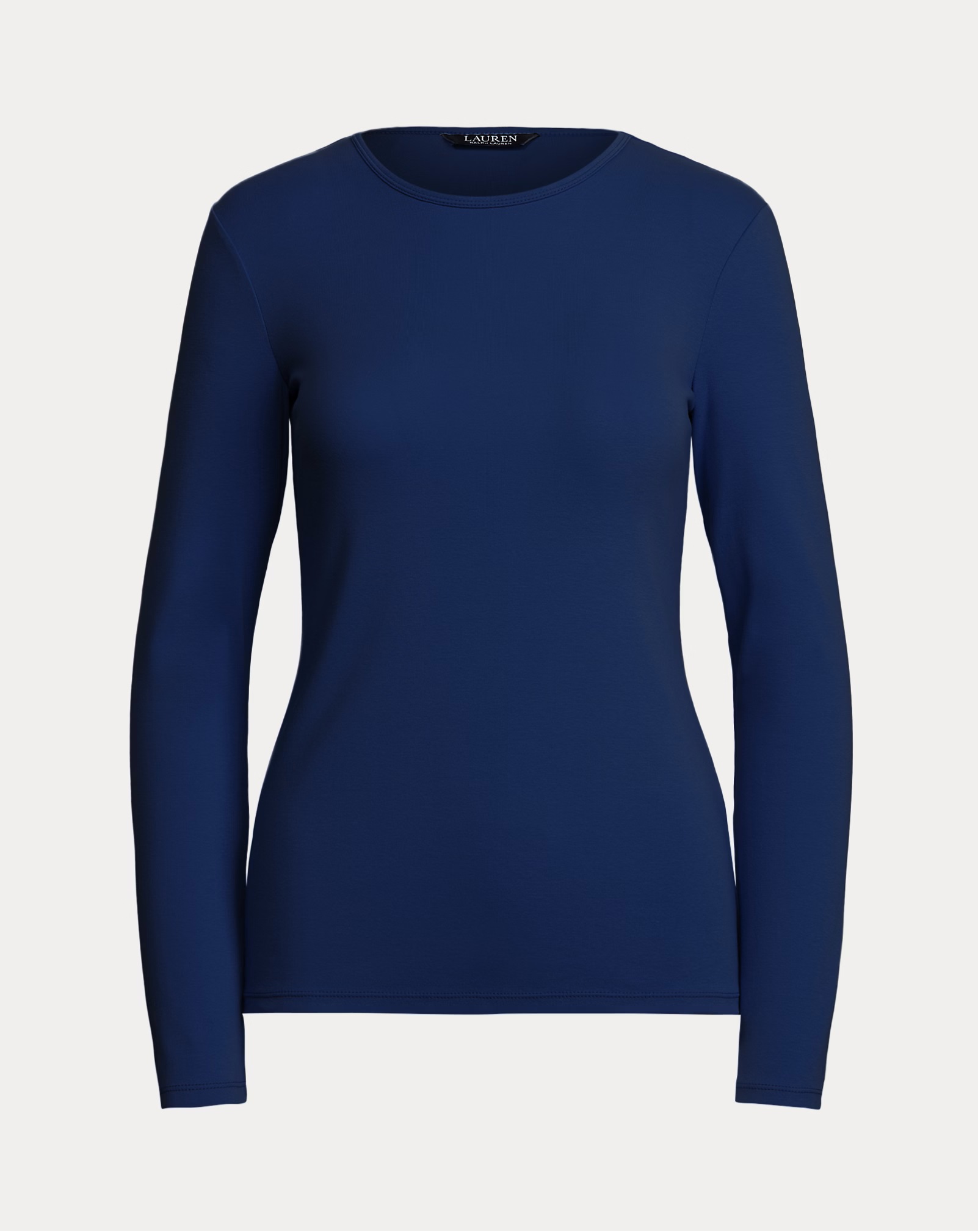 LAUREN RALPH LAUREN STRETCH COTTON LONG SLEEVE ΜΠΛΟΥΖΑΑ