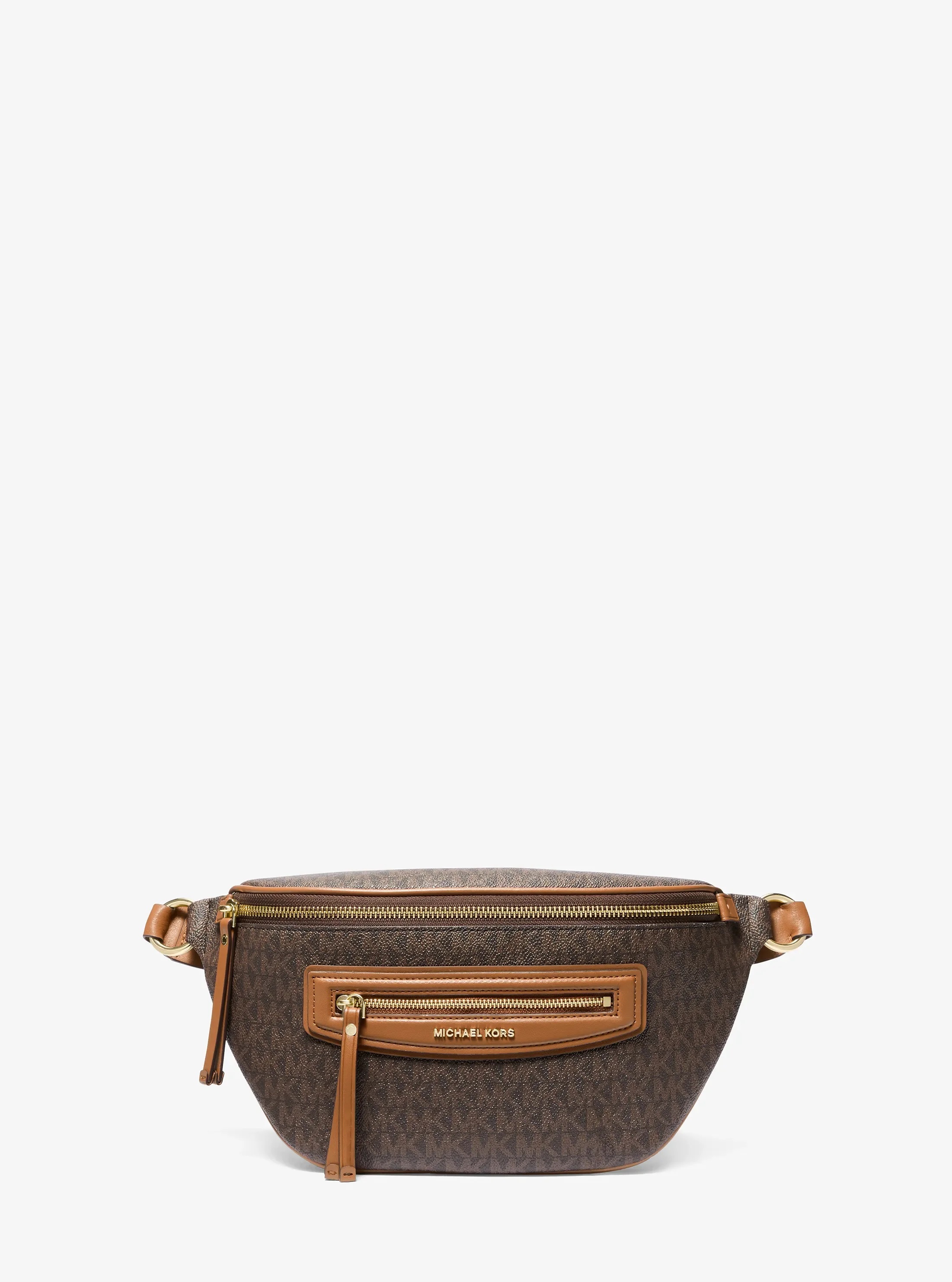 MICHAEL KORS JET SET TRAVEL MEDIUM SIGNATURE LOGO SLING BAG