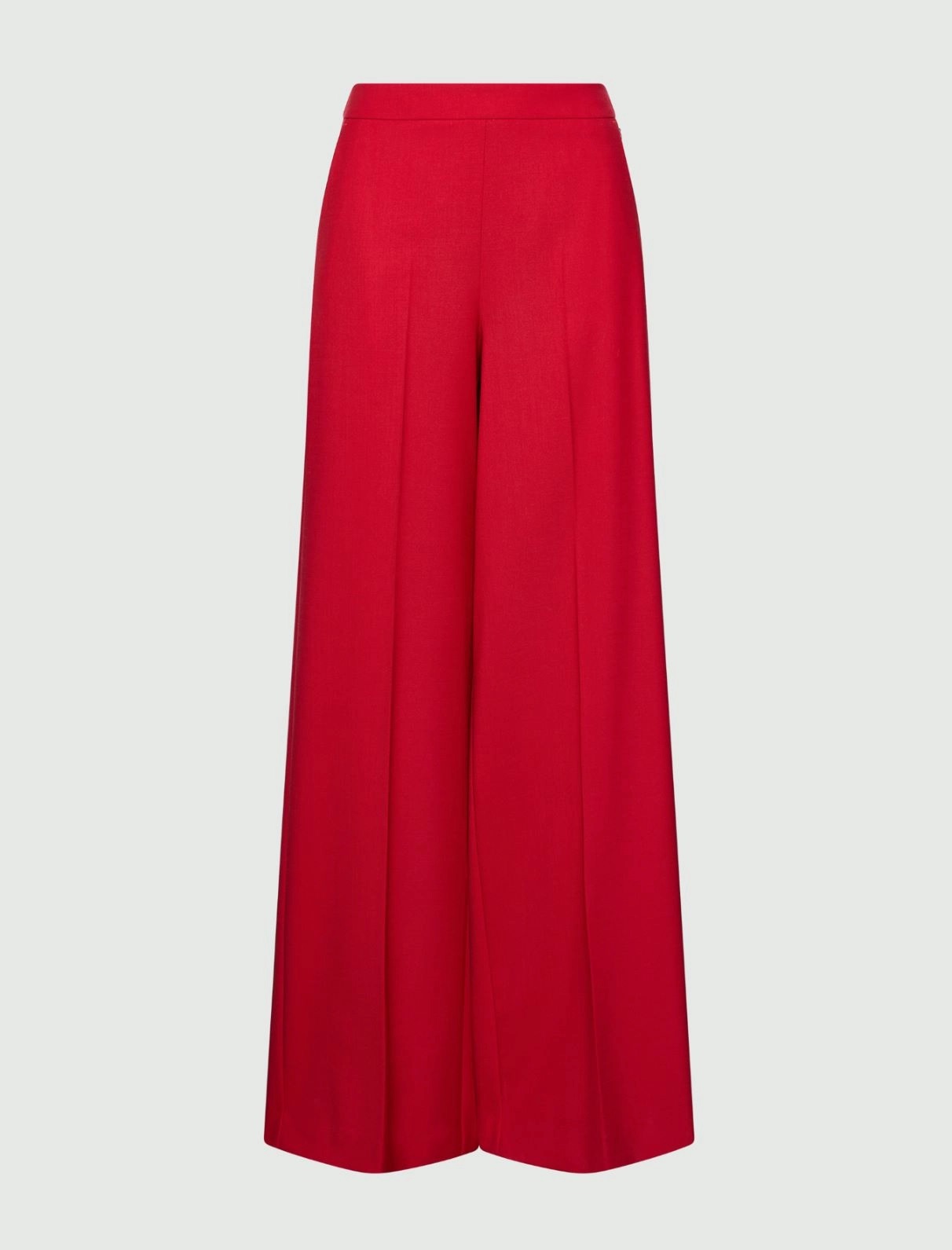 MARELLA MLLGHINEA WOOL-BLEND TWILL WIDE LEG ΠΑΝΤΕΛΟΝΙ
