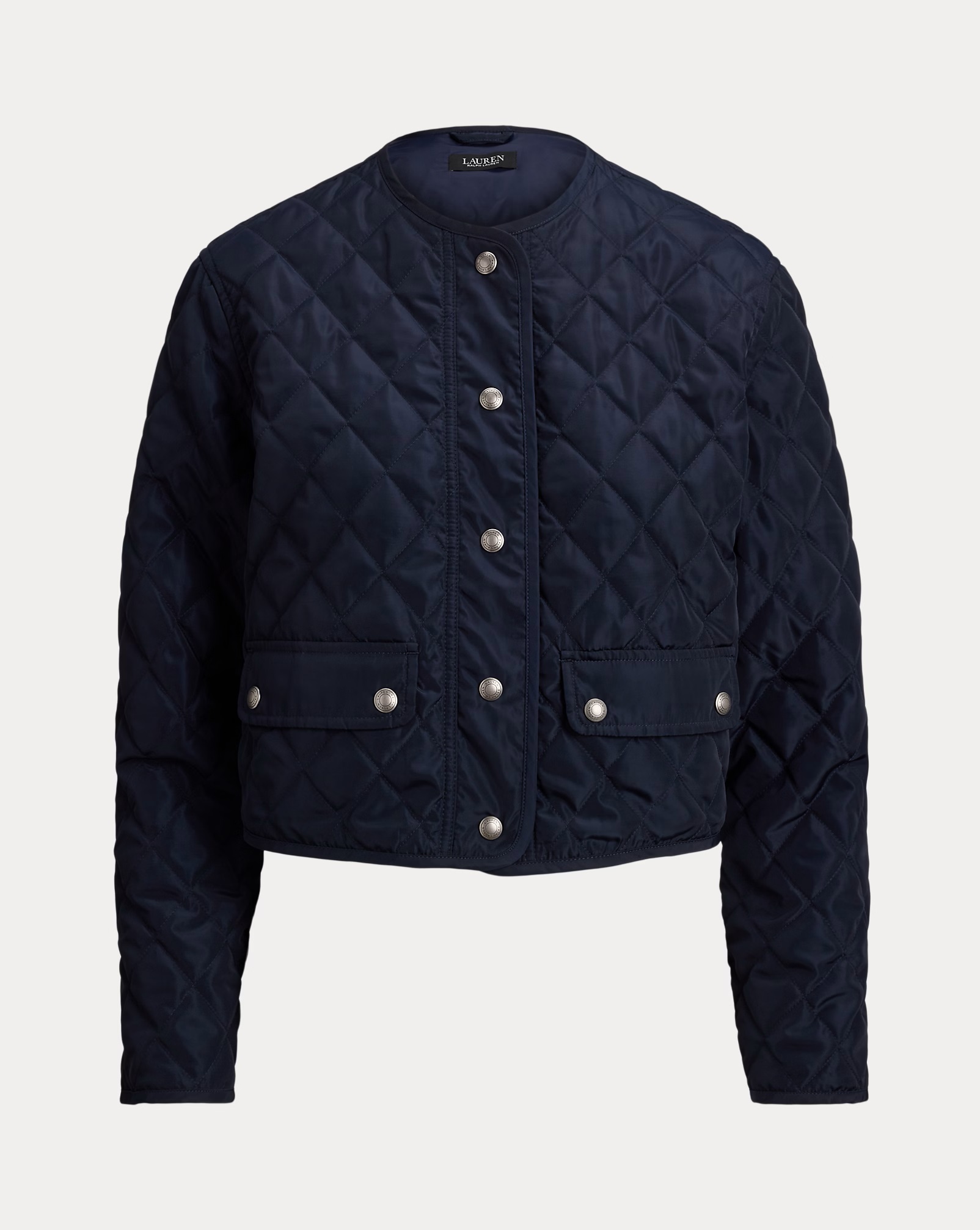 LAUREN RALPH LAUREN DIAMOND QUILTED CROPPED ΜΠΟΥΦΑΝ