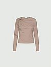 MARELLA MLLTABACCO METALLIC EMBELLISHED ΜΠΛΟΥΖΑ