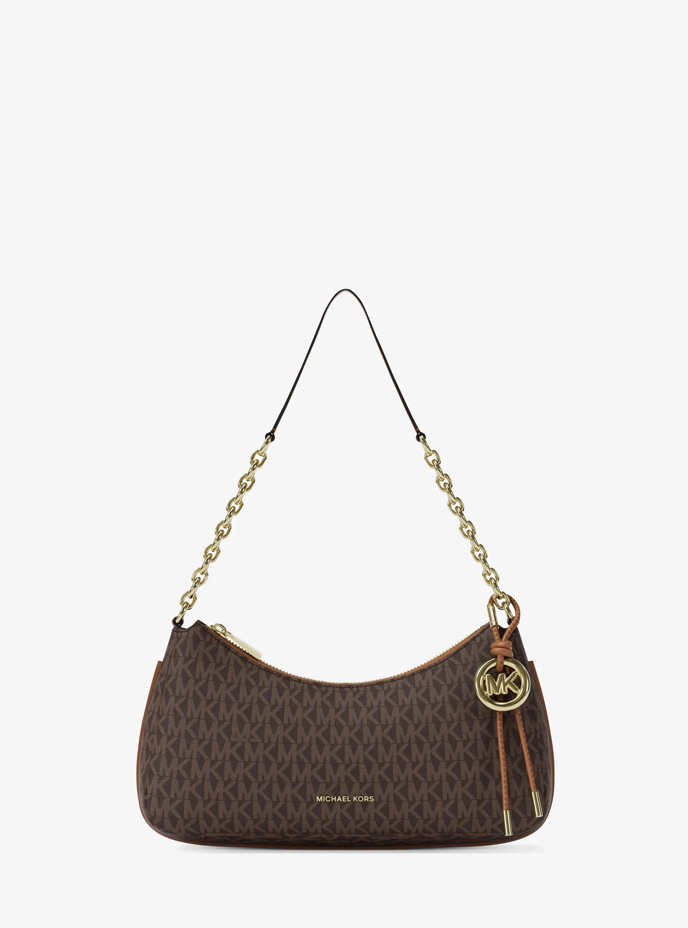 MICHAEL KORS NOLITA MEDIUM SIGNATURE LOGO CHAIN ΤΣΑΝΤΑ