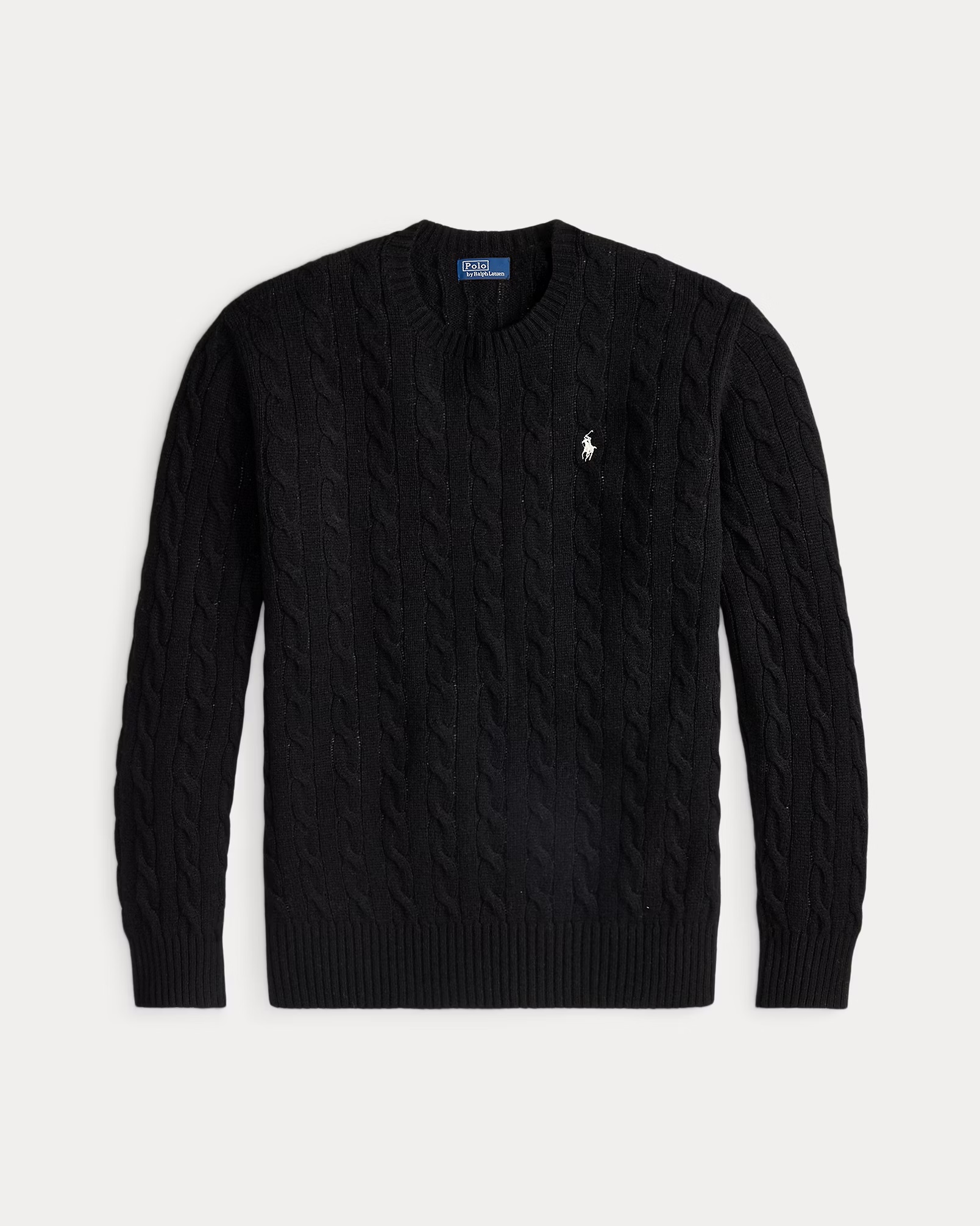 POLO RALPH LAUREN CABLE WOOL-CASHMERE CREWNECK ΠΛΕΚΤΟ