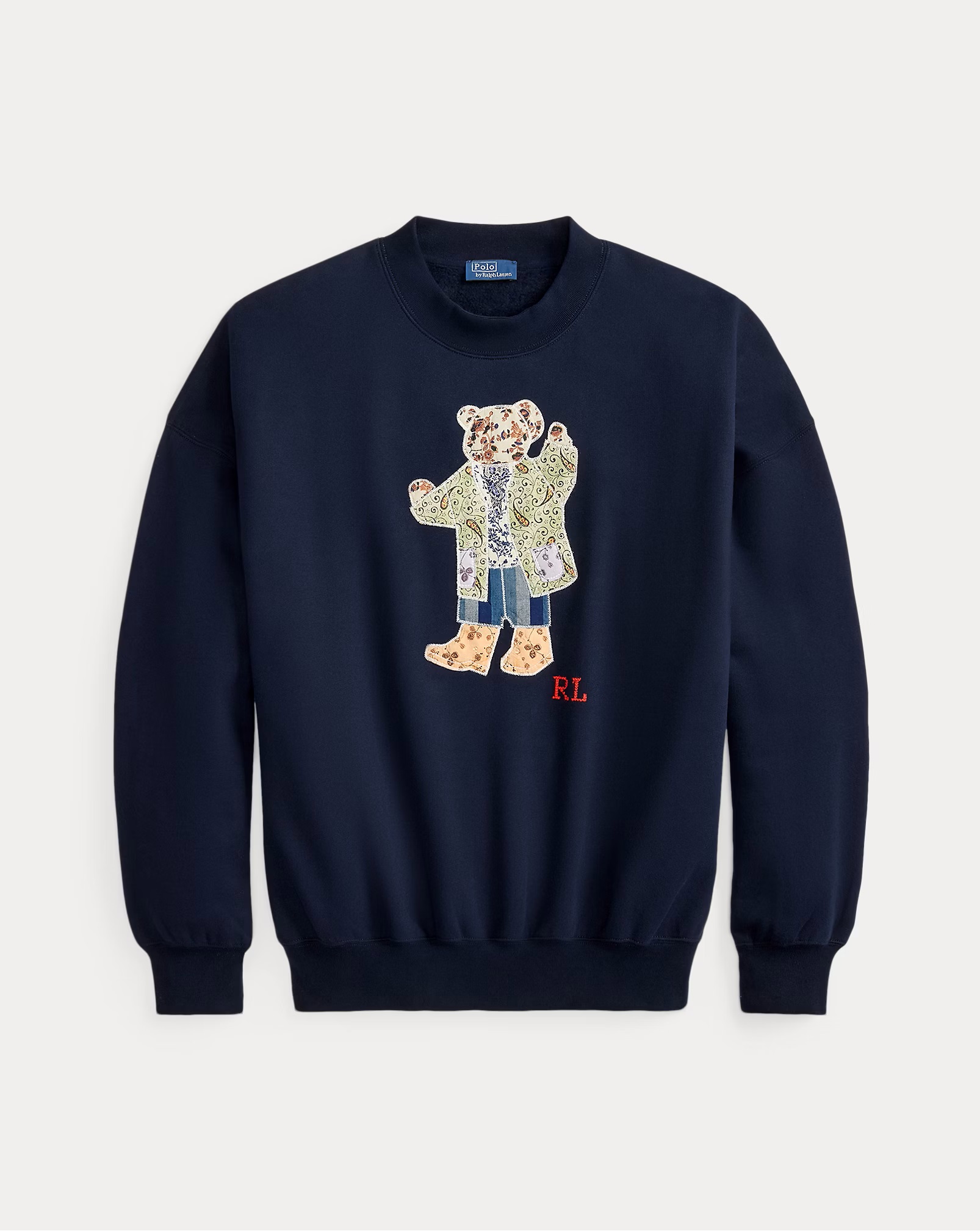 POLO RALPH LAUREN PATCHWORK POLO BEAR FLEECE CREWNECK ΦΟΥΤΕΡ