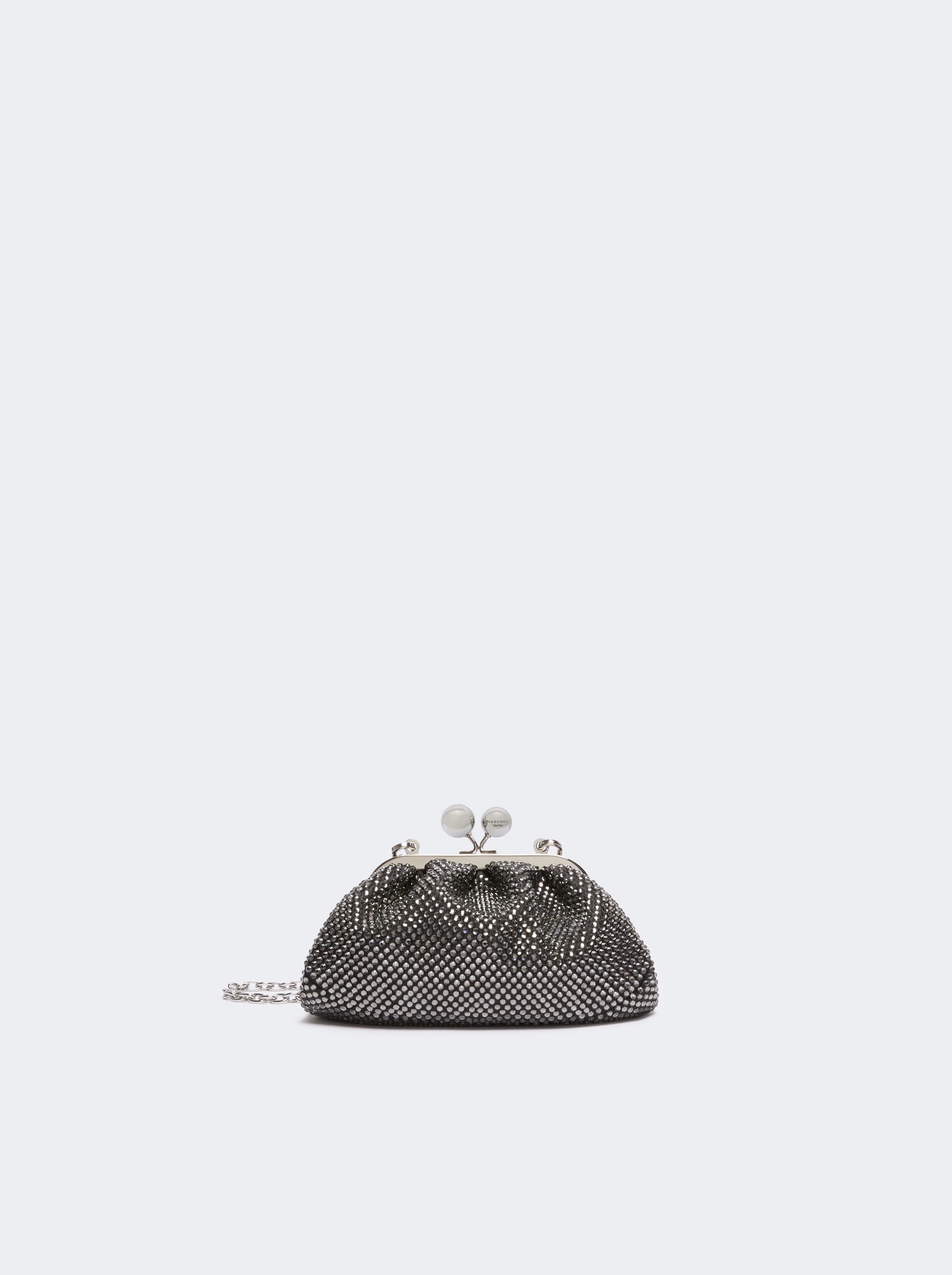 WEEKEND MAX MARA WKAVINO EXTRA SMALL WITH RHINESTONES PASTICCINO ΤΣΑΝΤΑ