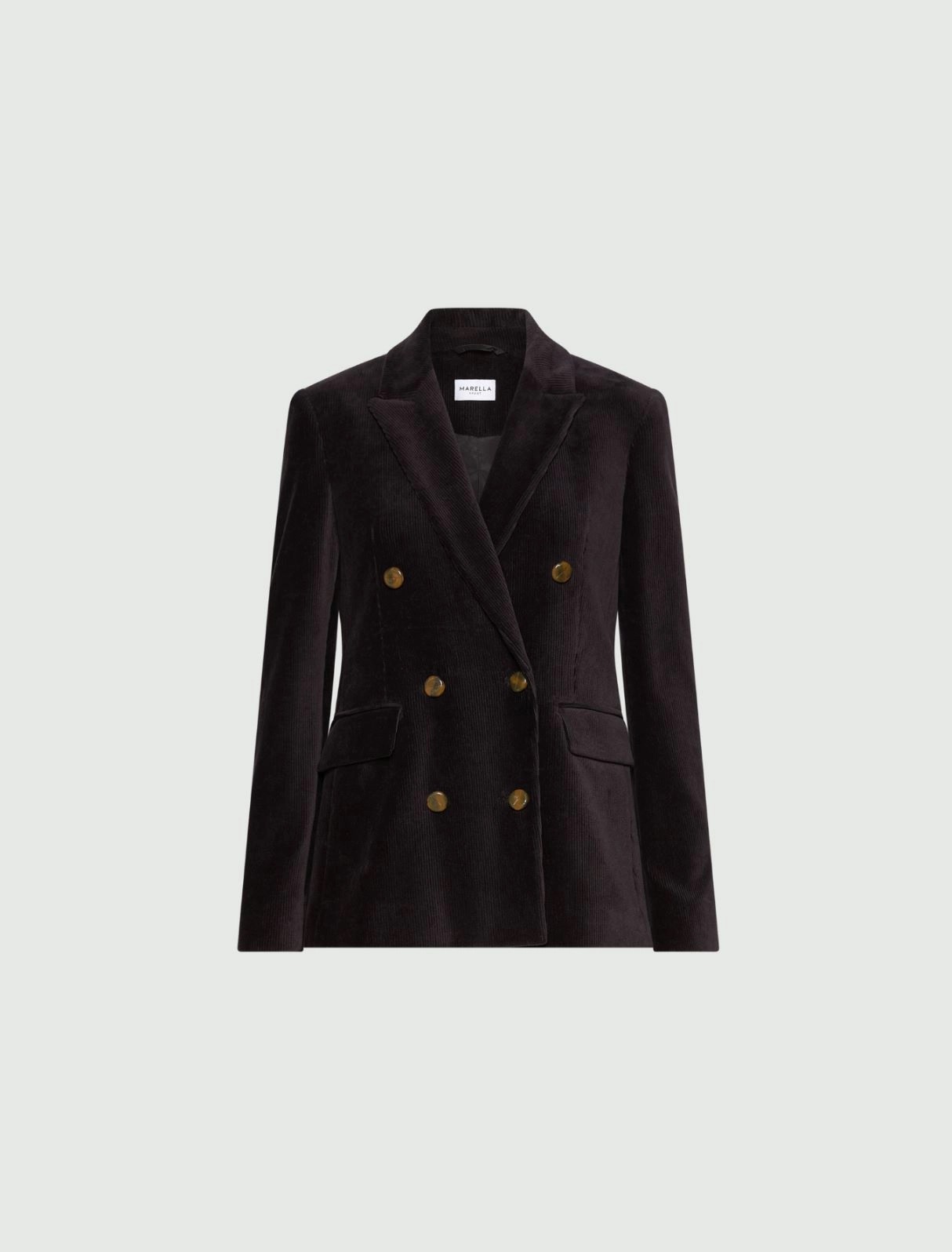 MARELLA MLSRUM DOUBLE BREASTED CORDUROY BLAZER