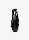 MICHAEL KORS JENNINGS CRINKLED LEATHER ΜΟΚΑΣΙΝΙΑ