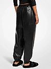 MICHAEL KORS FAUX LEATHER JOGGER ΠΑΝΤΕΛΟΝΙ