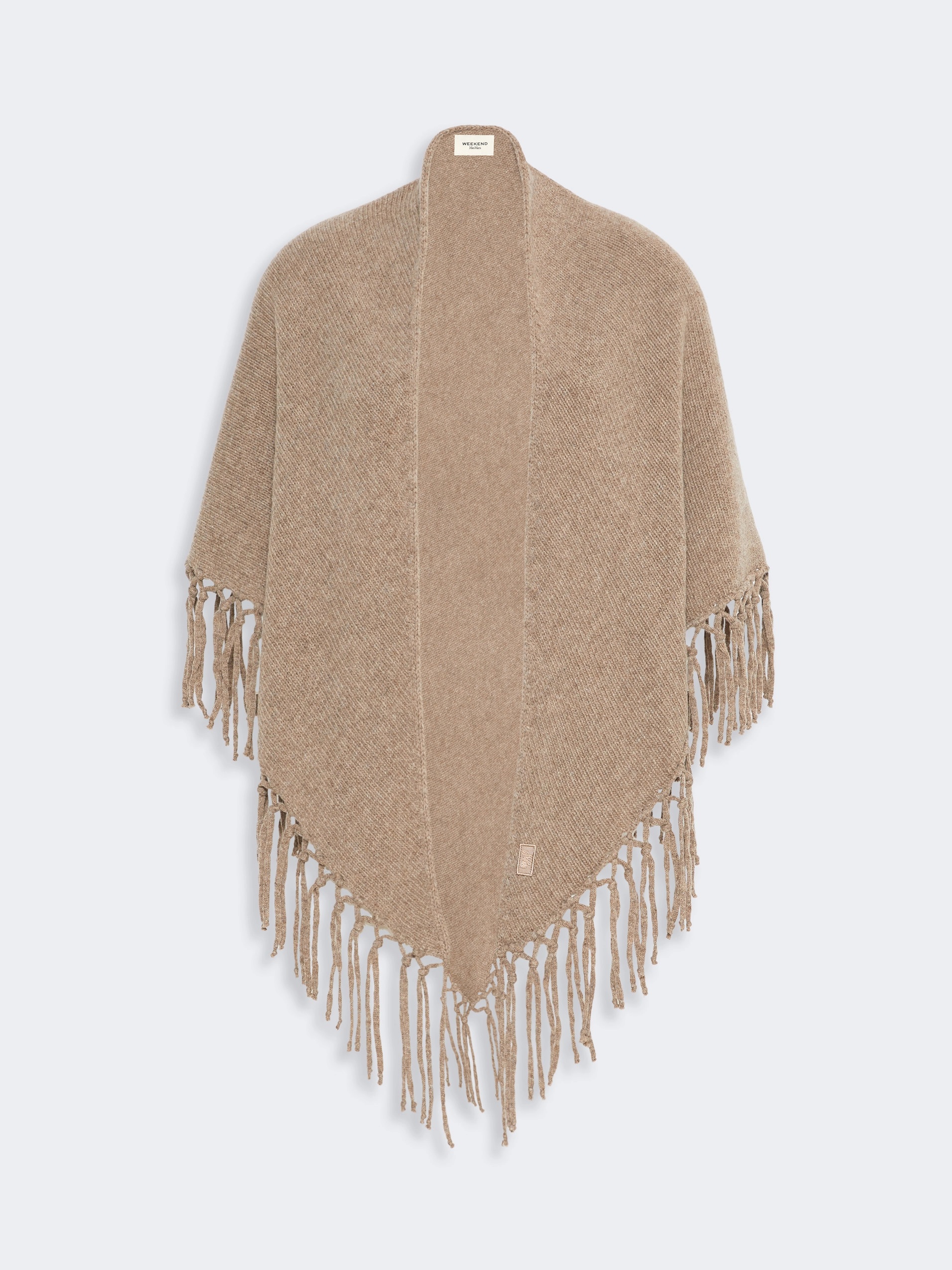 WEEKEND MAX MARA WKATORNADO FRINGED WOOL ΣΑΛΙ