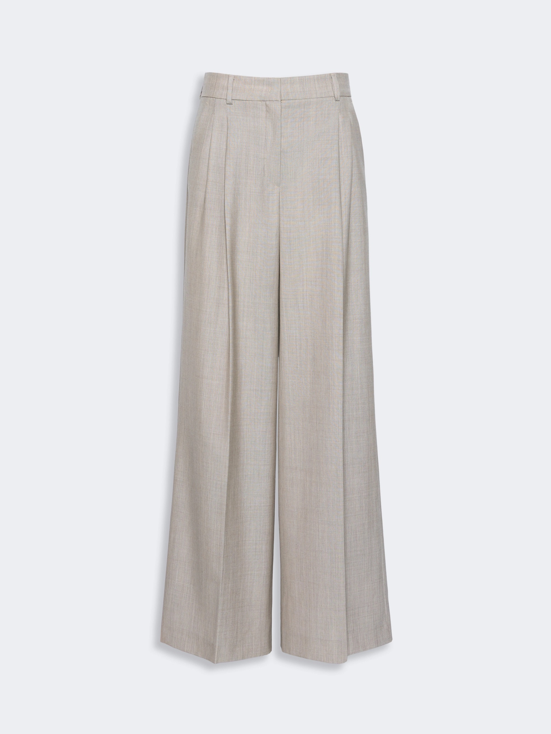 WEEKEND MAX MARA WKDOVVIO WIDE LEG WOOLLEN CLOTH ΠΑΝΤΕΛΟΝΙ