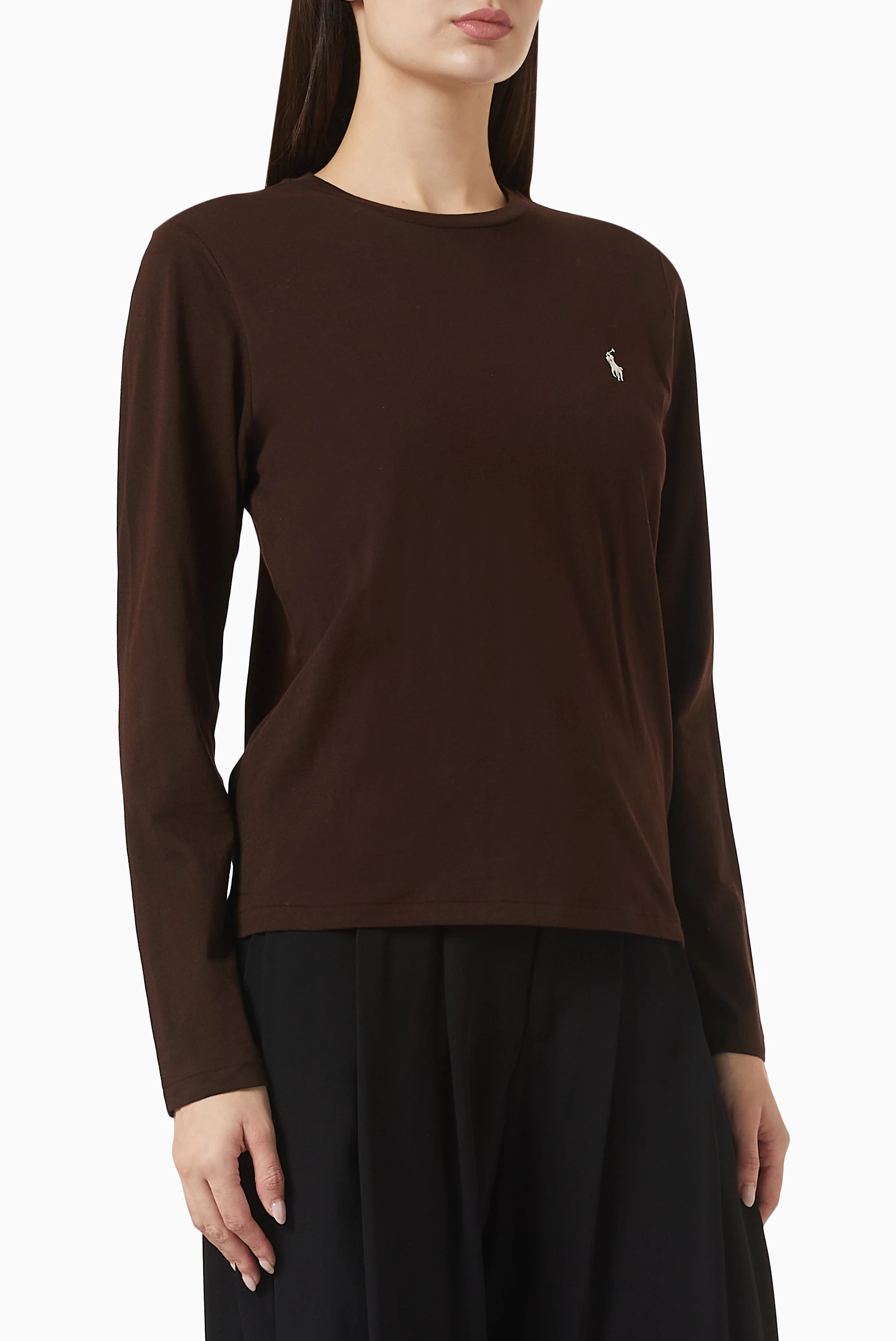 POLO RALPH LAUREN CLASSIC FIT JERSEY LONG SLEEVE T-SHIRT
