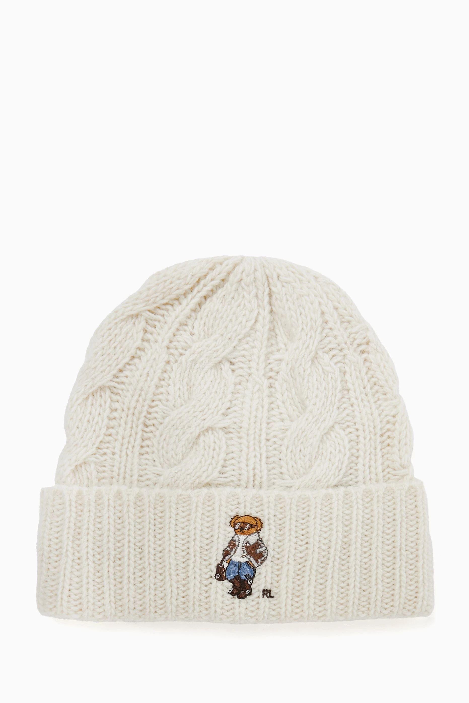 POLO RALPH LAUREN WINTER POLO BEAR CABLE WOOL ΣΚΟΥΦΟΣ