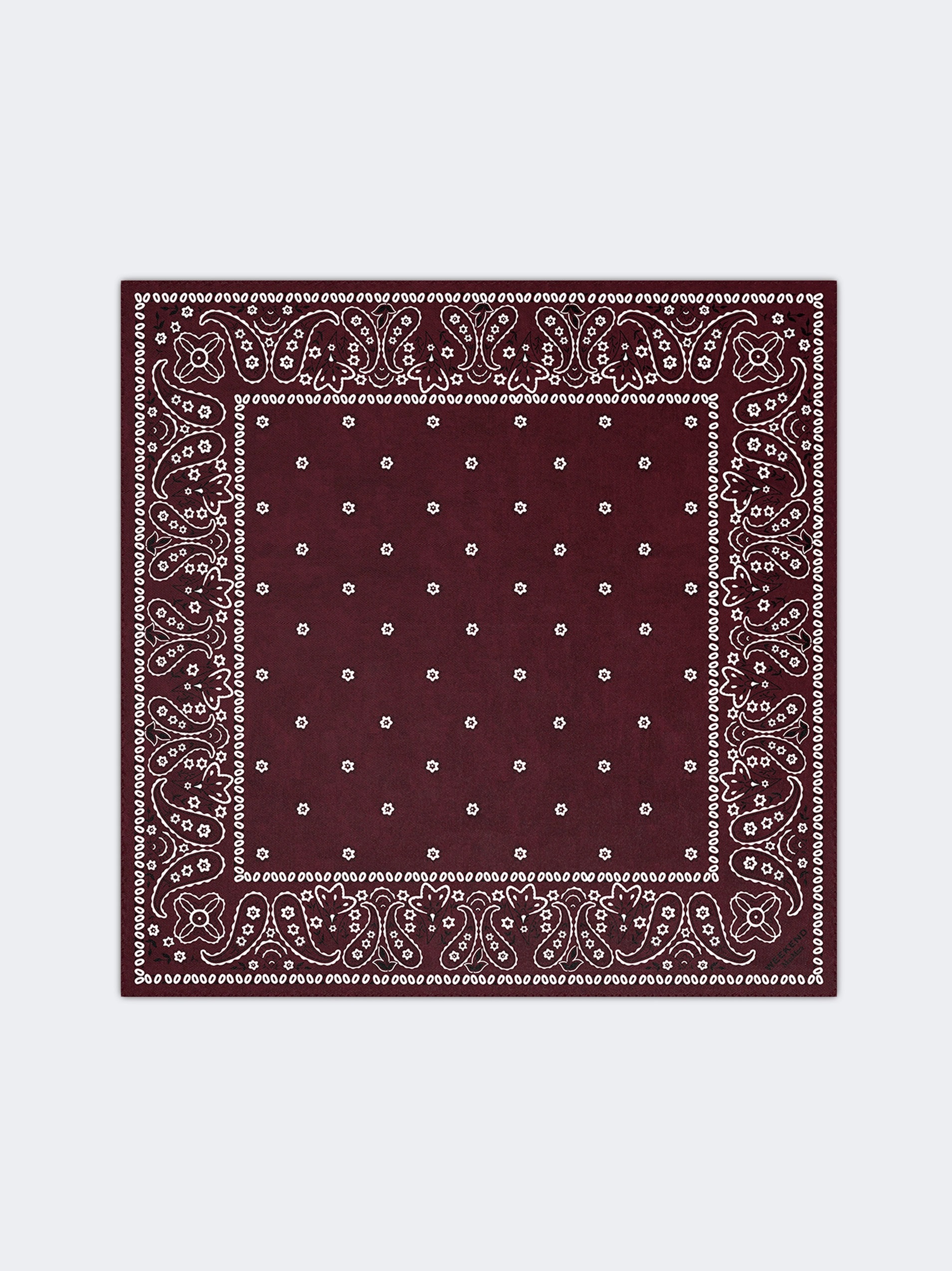 WEEKEND MAX MARA WKAELODIA BANDANNA PRINT SILK ΜΑΝΤΗΛΙ